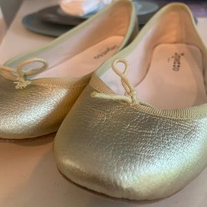 Repetto Gold Flats